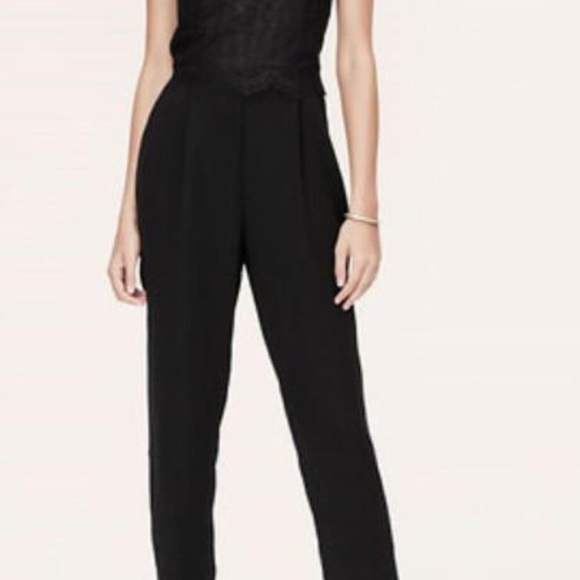 LOFT Lace Overlay Jumpsuit - Picture 5 of 8